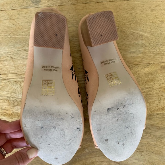 Jeffery Campbell block heel open toe mule sandals - Picture 4 of 5